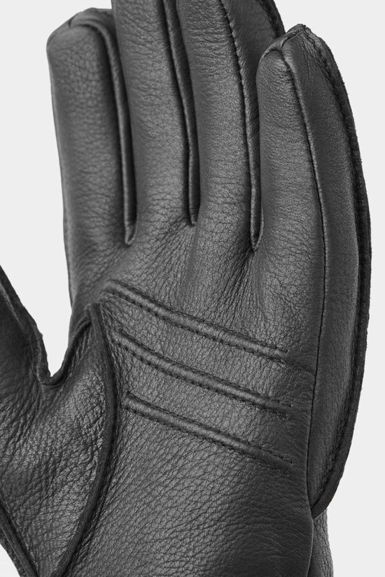 Hestra Mens Deerskin Primaloft Rib Gloves Black
