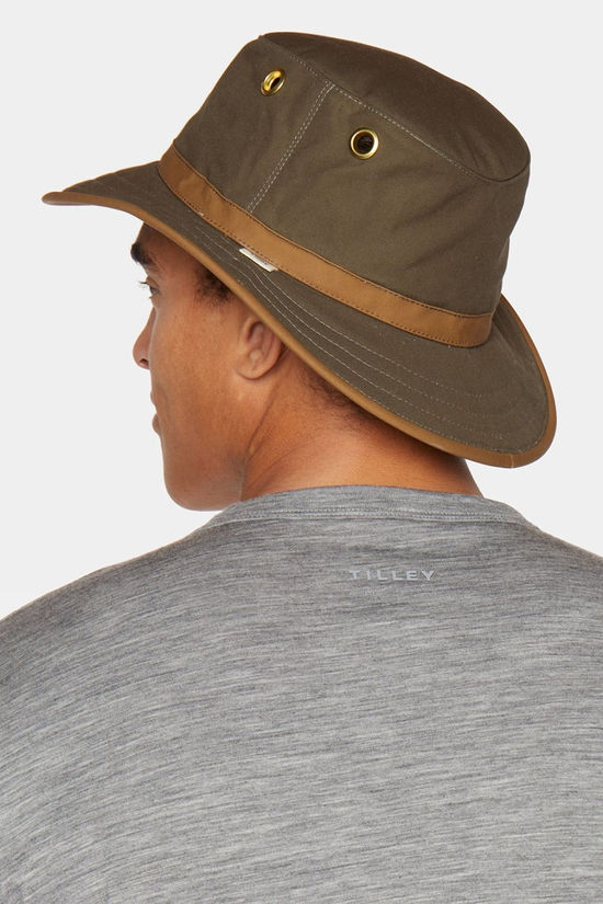 Tilley Mens TWC7 Outback Hat Green/British Tan