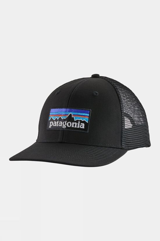 Patagonia P-6 Logo Trucker Cap Black