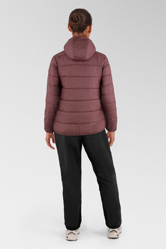 Fjallraven Womens Keb Padded Hoodie Jacket Port