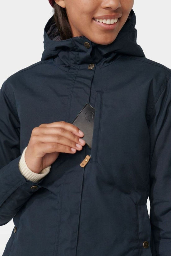 Fjallraven Womens Kiruna Padded Parka Dark Navy