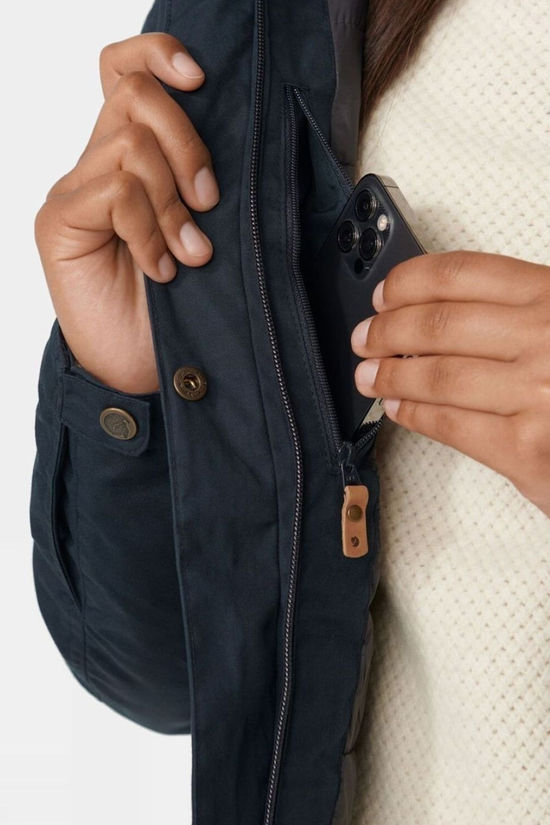 Fjallraven Womens Kiruna Padded Parka Dark Navy