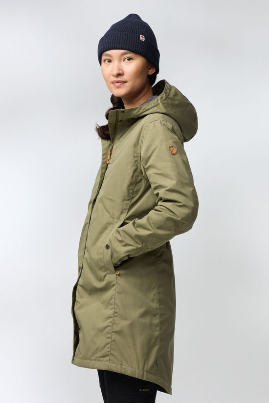 Fjallraven Womens Kiruna Padded Parka Green