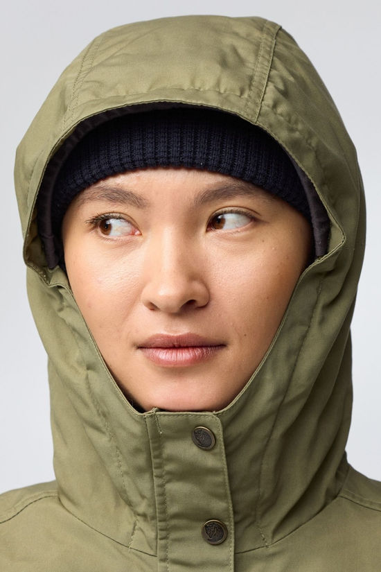 Fjallraven Womens Kiruna Padded Parka Green