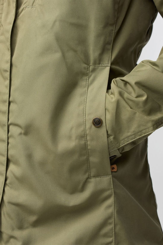 Fjallraven Womens Kiruna Padded Parka Green