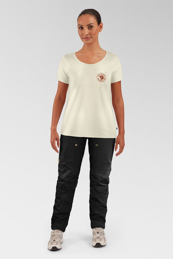 Fjallraven Womens 1960 Logo T-Shirt Chalk White
