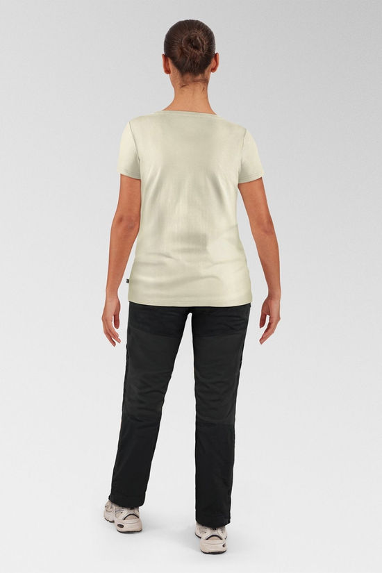 Fjallraven Womens 1960 Logo T-Shirt Chalk White