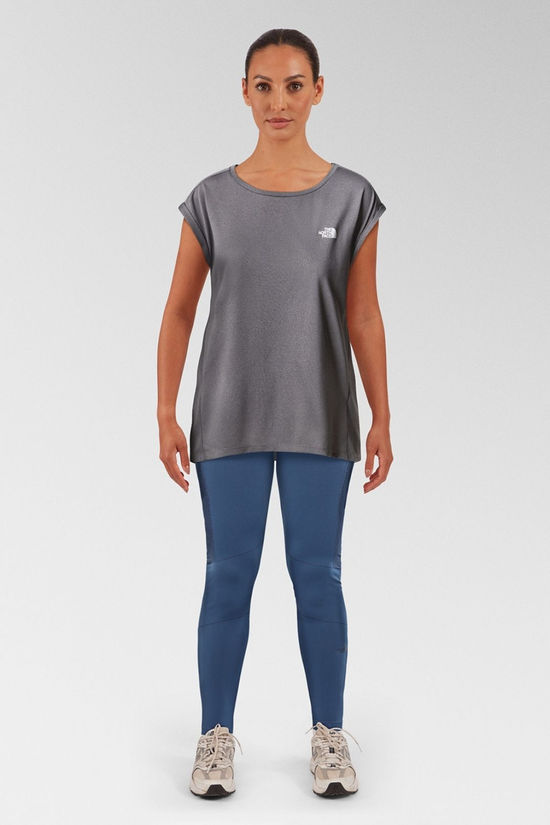 The North Face Womens Tanken Tank T-Shirt Smoked Pearl Dark Heath