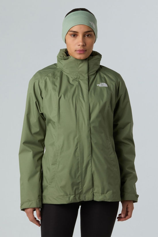 The North Face Womens Evolve II Triclimate 3-in1 Jacket Bark Mist/Slate Moss