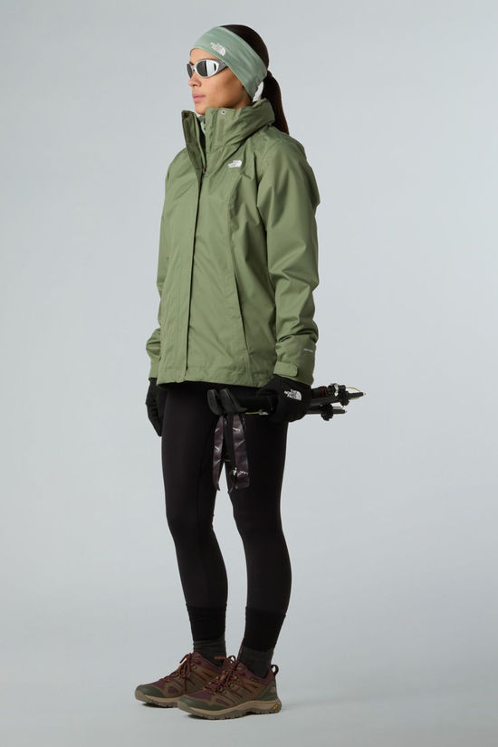 The North Face Womens Evolve II Triclimate 3-in1 Jacket Bark Mist/Slate Moss