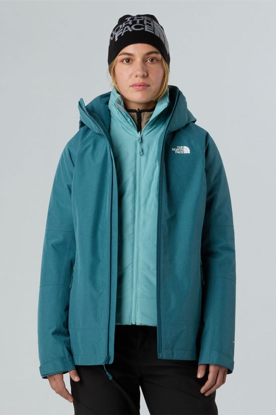 The North Face Womens Inlux Triclimate 3-In-1 Jacket  Space Dark Heather-Blue Eclipse