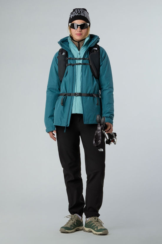 The North Face Womens Inlux Triclimate 3-In-1 Jacket  Space Dark Heather-Blue Eclipse