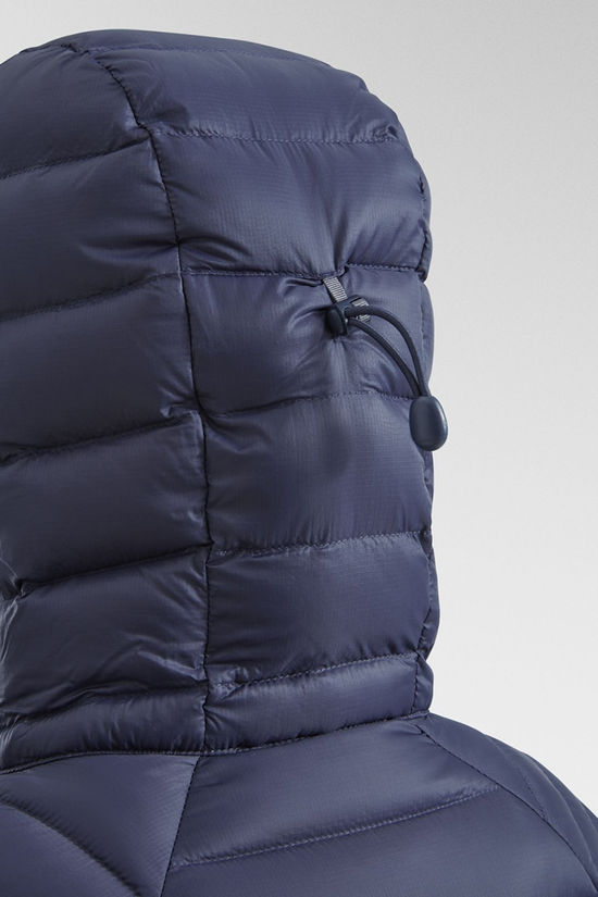 Patagonia Womens Down Sweater Hooded Jacket Smolder Blue
