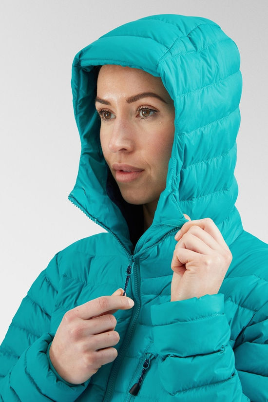 Mountain Equipment Womens Earthrise Hooded Jacket Topaz
