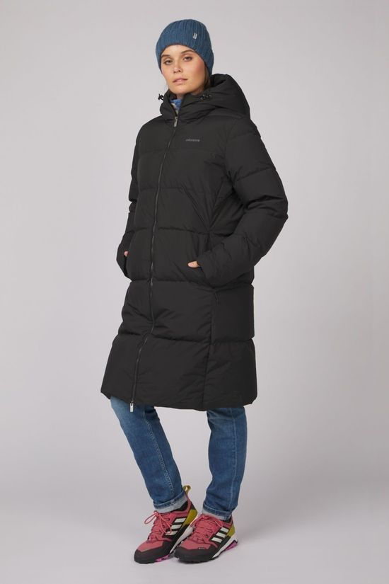 Ayacucho Womens Aarhus Recycled Long Down Jacket Black