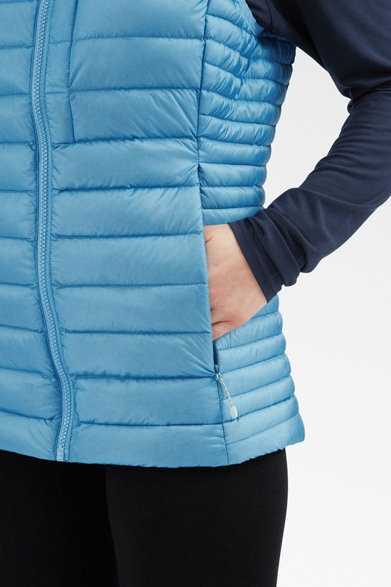Ayacucho Womens Mountain Lightweight Down Gilet Light Blue