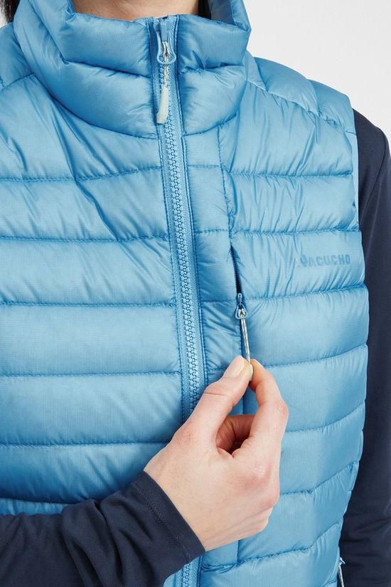 Ayacucho Womens Mountain Lightweight Down Gilet Light Blue