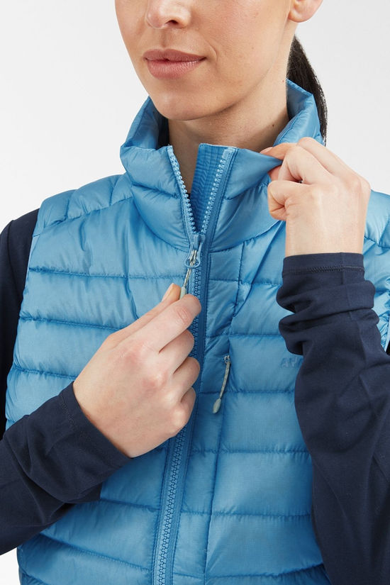 Ayacucho Womens Mountain Lightweight Down Gilet Light Blue