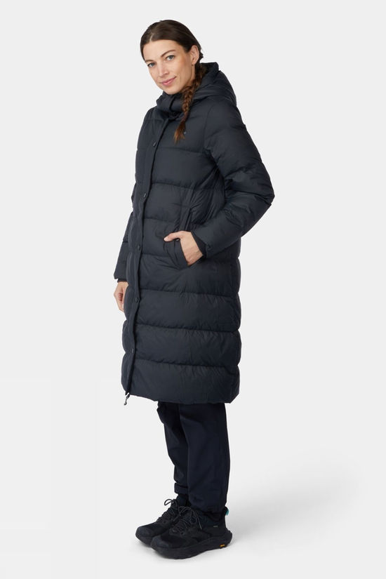 Ayacucho Womens Ashness Long Down Jacket Black
