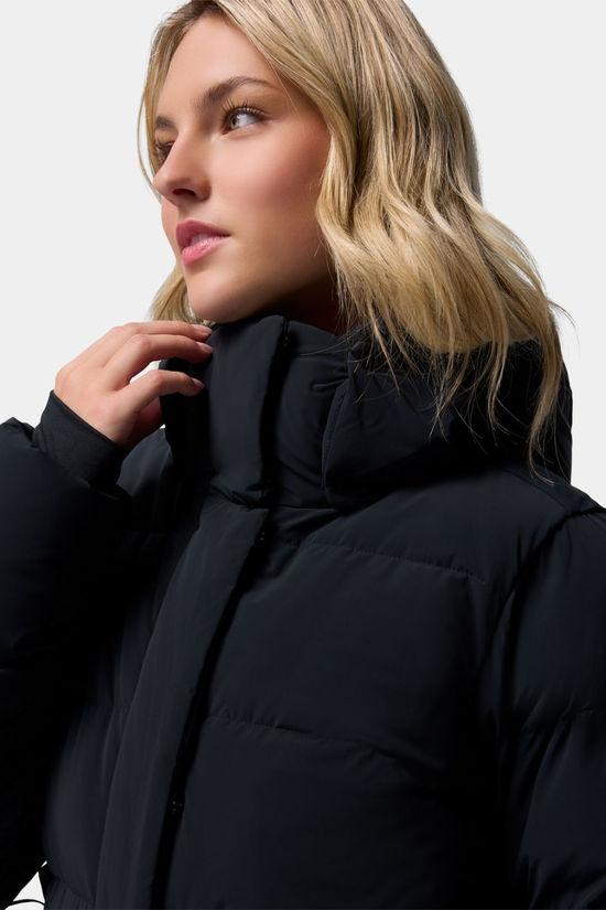Columbia Womens Amaze Puff Mid Hooded Jacket  Black