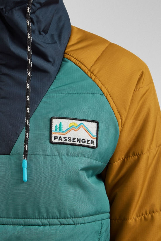 Passenger Womens Ocean Insulated Half Zip Jacket Deep Ocean