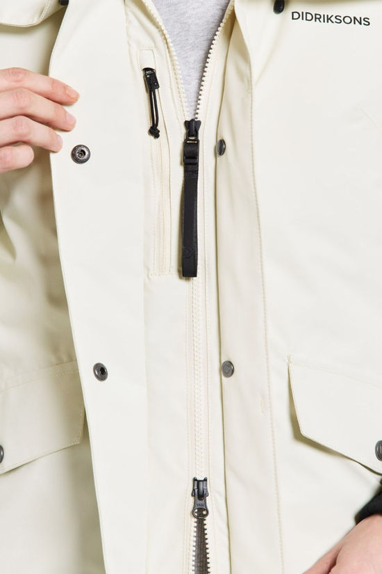 Didriksons Womens Erika Parka White Foam