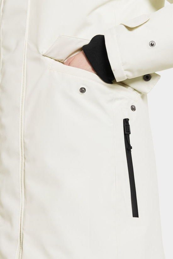 Didriksons Womens Erika Parka White Foam