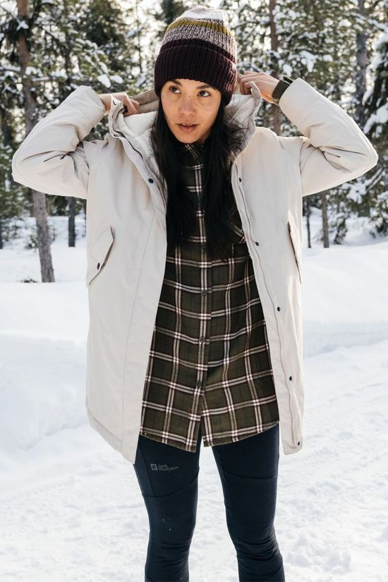 Jack Wolfskin Womens Talforst Parka  Dusty Grey