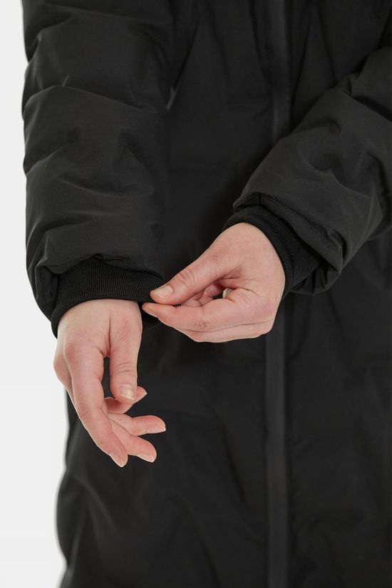 Weather Report Womens Foster Long Puffer Jacket Black