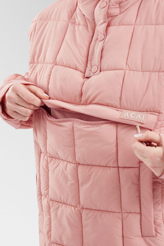 Acai Womens Cloud Jacket Dusky Pink