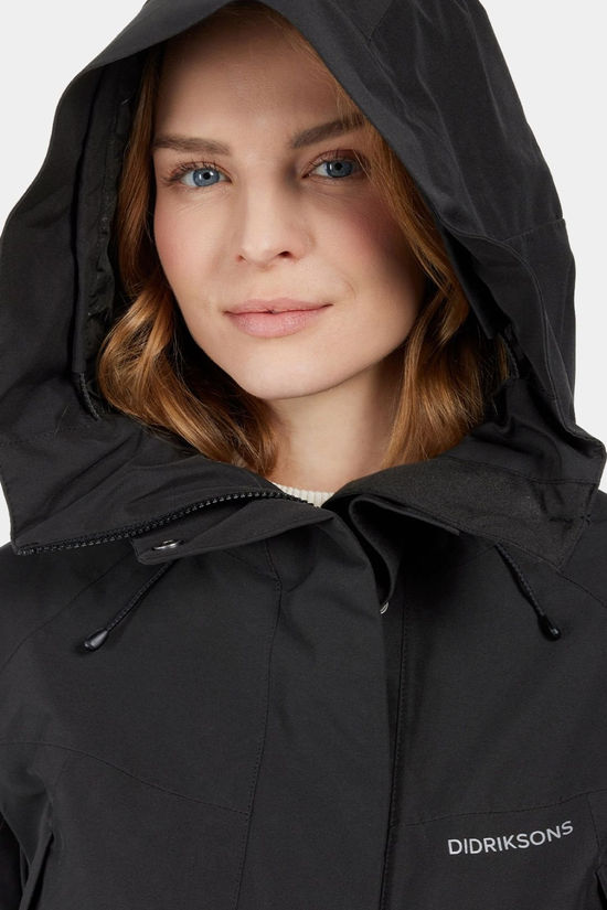 Didriksons Womens Ilma Parka Black