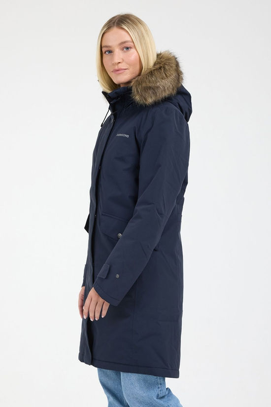 Didriksons Womens Emma Parka Dark Night Blue