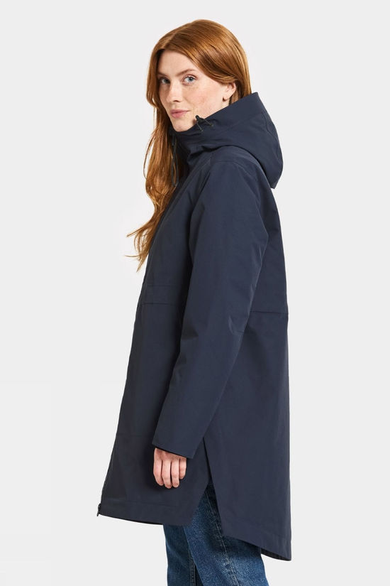 Didriksons Womens Elena Parka  Dark Night Blue