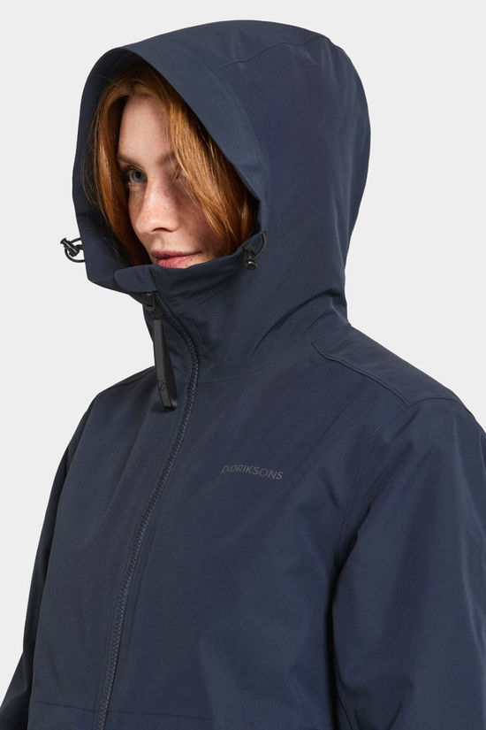 Didriksons Womens Elena Parka  Dark Night Blue