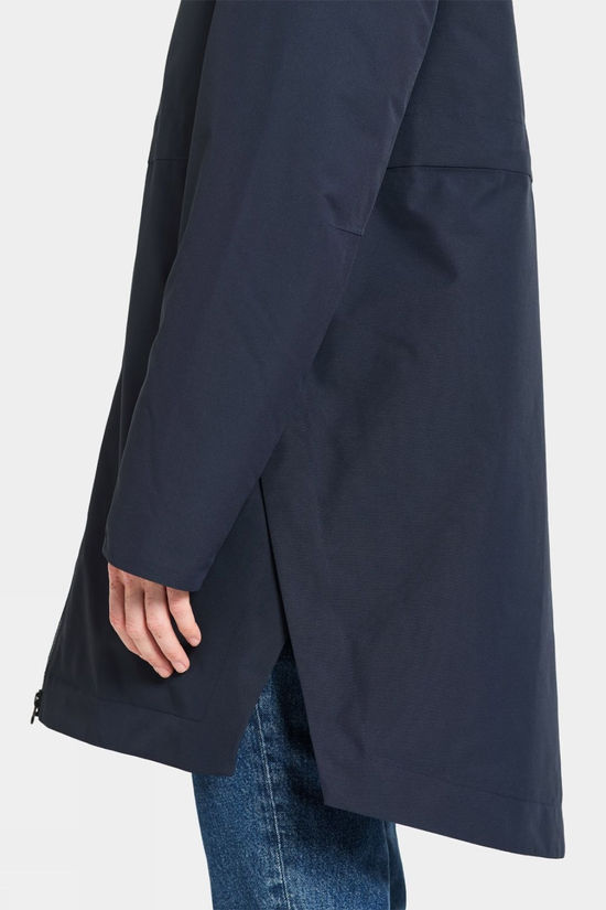 Didriksons Womens Elena Parka  Dark Night Blue
