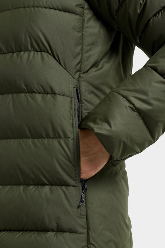Didriksons Womens Tejla Parka Jacket Deep Green