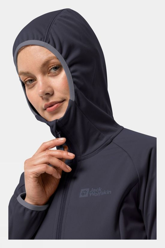 Jack Wolfskin Womens Go Hike Softshell Jacket Graphite