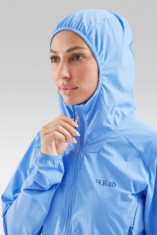 Rab Womens Borealis Hooded Jacket Bluebird