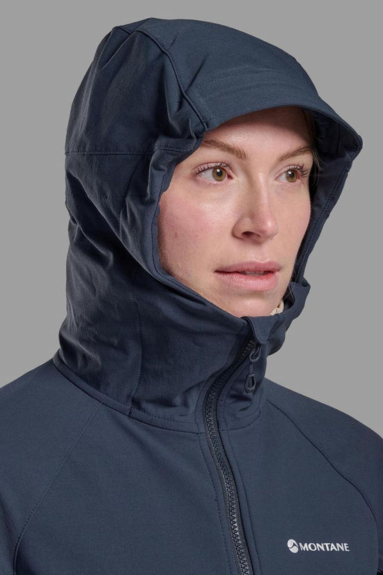 Montane Womens Tenacity Hooded Jacket Eclipse Blue