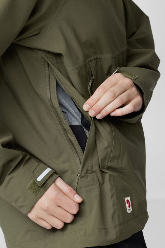 Fjallraven Womens HC Hydratic Trail Jacket  Laurel Green