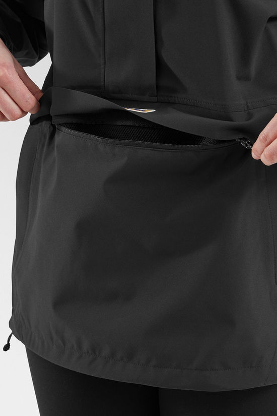 Fjallraven Womens Vardag Hydratic Anorak  Black
