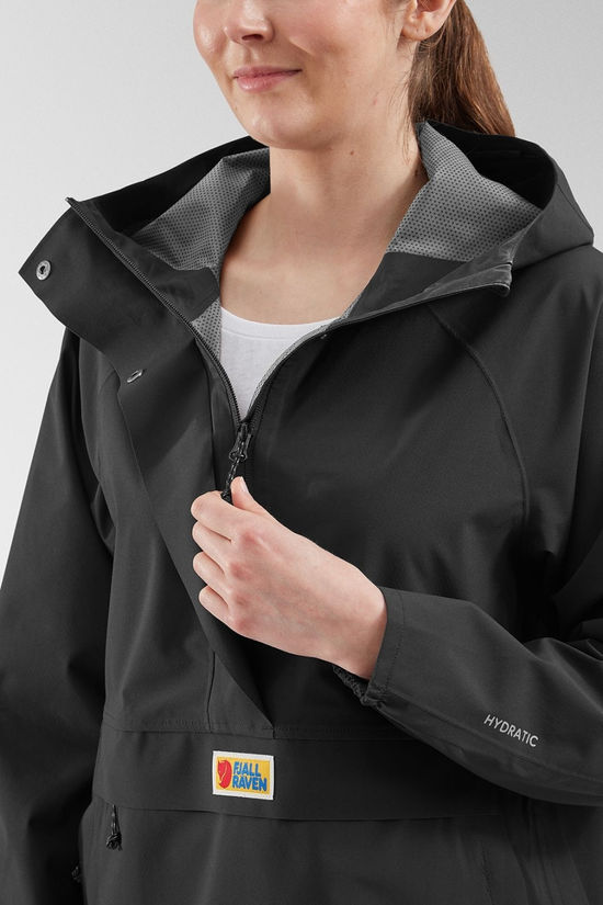 Fjallraven Womens Vardag Hydratic Anorak  Black