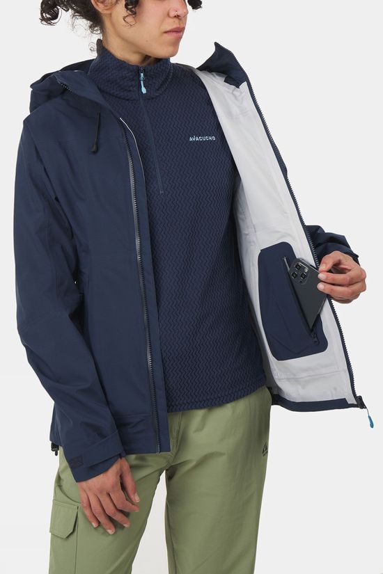 Ayacucho Womens Mountain 3L Jacket Navy