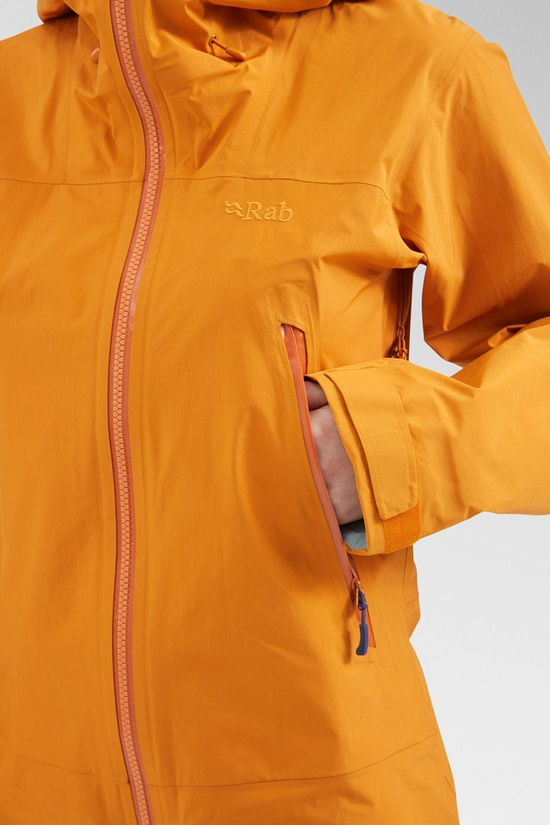 Rab Womens Kangri Paclite Plus Jacket Marmalade