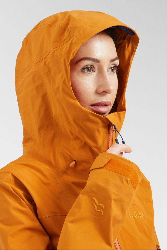 Rab Womens Kangri Paclite Plus Jacket Marmalade