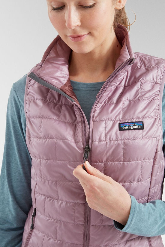 Patagonia Womens Nano Puff Vest Stormy Mauve
