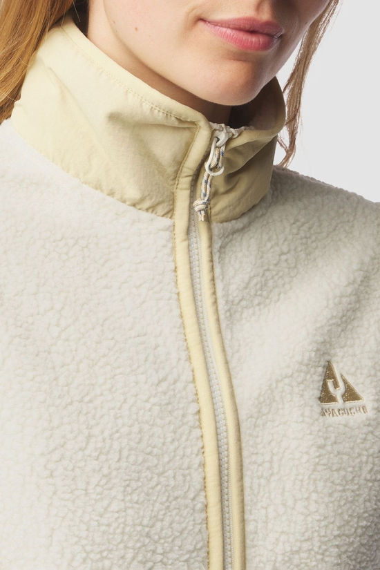 Ayacucho Womens Texel Sherpa Vest Ecru