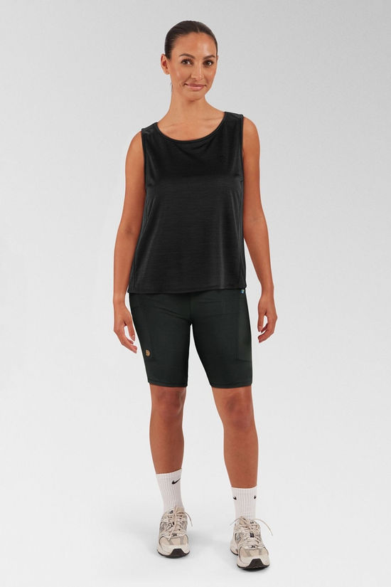 Fjallraven Womens  Abisko Lite Tank Top Black