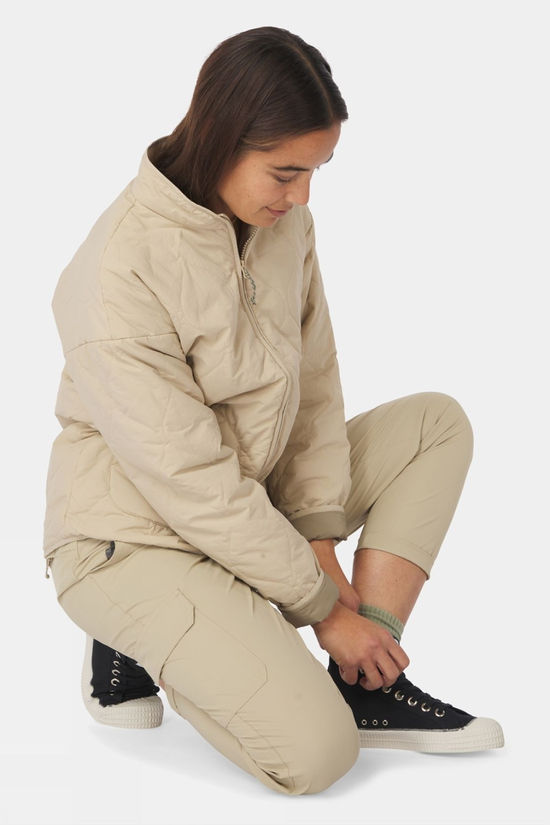 Ayacucho Womens Camping Quilted Jacket Trench Coat
