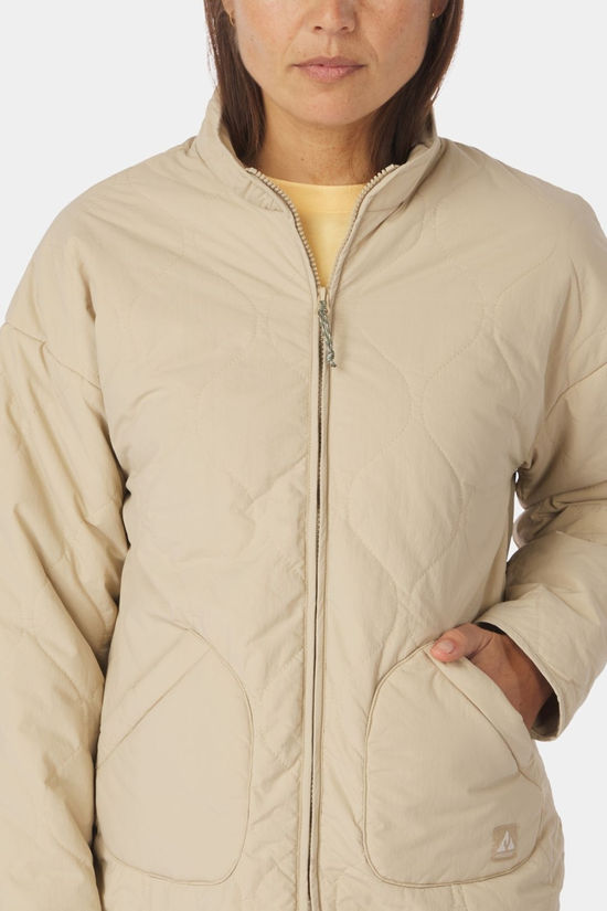 Ayacucho Womens Camping Quilted Jacket Trench Coat